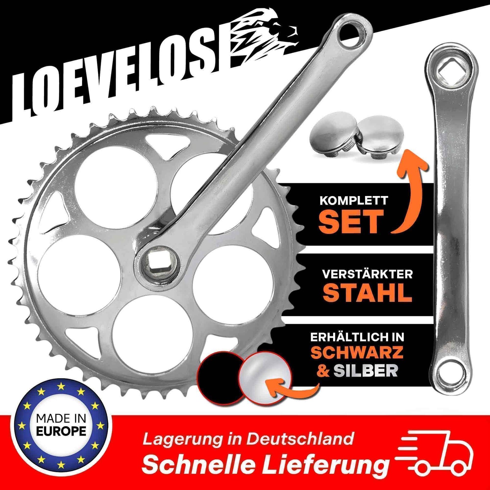 pedivella ingresso single speed vintage crank acciaio 1 velocità bici pedivella
