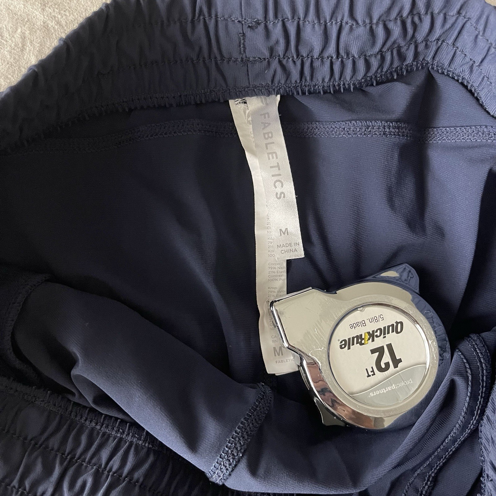 Fabletics Navy Joggers Size Medium Lightweight - image 3