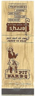 JERRY'S PIT BAR B Q CAR SERVICE DRIVE IN COWGIRL COVER