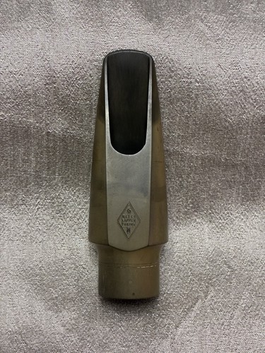 VINTAGE RARE Meyer 9M Lapped Facing Hard Rubber Alto Saxophone Mouthpiece
