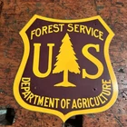 Vintage- U.S.-Department of  Agriculture Forest Service--Aluminum Sign-Nice