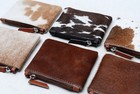 Cowhide Coin Purse Leather Change Pouch Zipper Purse Unisex (6 pieces Coin-6415 — photo 2
