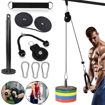 LAT Pulley System for Home Gym   Strength Training Fitness Equipment Cable Ma...