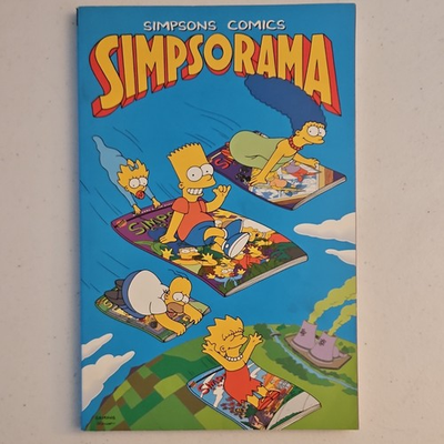 #ad Simpsons Comics Simpsorama Softcover Graphic Novel 1996 1st Edition $15.99