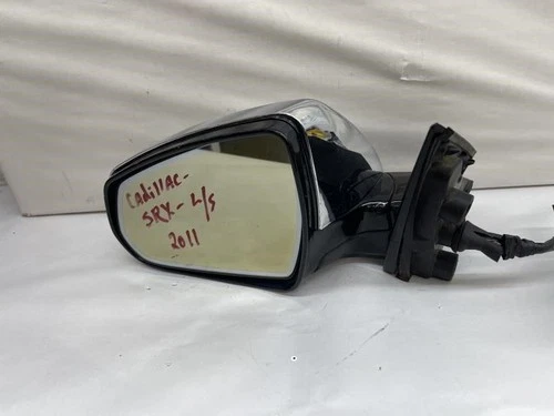 2010-2016 SRX LEFT DRIVER SIDE MIRROR W/ CHROME COVER OEM