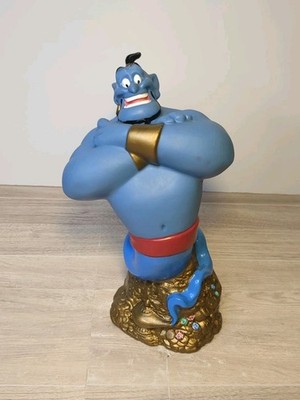 Vintage 1993 Mattel Disney Aladdin Genie Coin Piggy Bank Collectible 