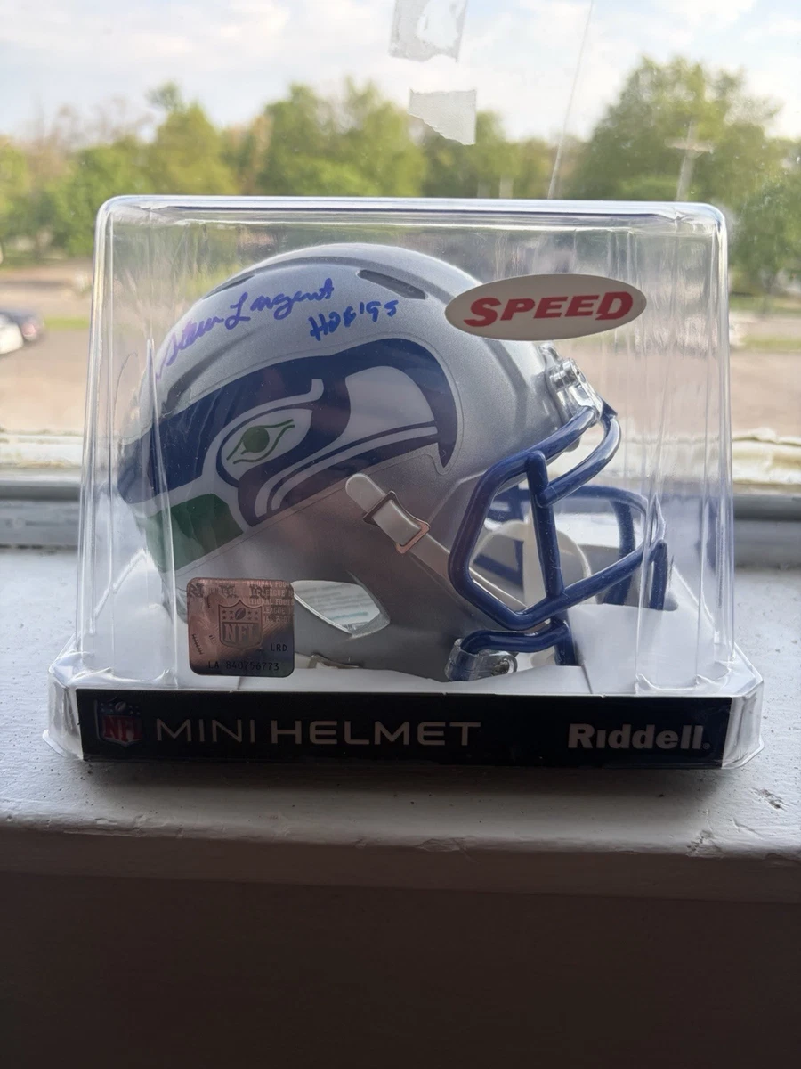 Steve Largent Seattle Seahawks Original Autographed Football NFL
