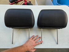 2007-2013 Cadillac Escalade Suburban Yukon Tahoe Black Leather Headrest Tilt Set 2007-2013 Cadillac Escalade Suburban Yukon Tahoe Black Leather Headrest Tilt Set