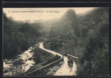 CPA Larrau /B.-P., le Pont d´Ugaré 