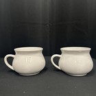 Vintage National Potteries Soup Recipe Mugs Set of 2 Mushroom / Onion Cleveland — photo 3