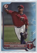 2022 Bowman Draft Sky Blue 217/499 Danny De Andrade #BD-107 0jm6