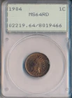 1904 INDIAN HEAD CENT **PCGS CERTIFIED MS 64 RED** FREE SHIPPING!!