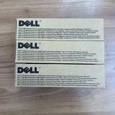 Genuine Dell 2150 Series Cyan, Magenta, Yellow, Printer Toner Cartridges New