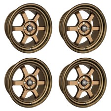 Set Of 4 Mst Wheels Time Attack 4x1004x114.3 15x8 0 Matte Bronze Wbronze