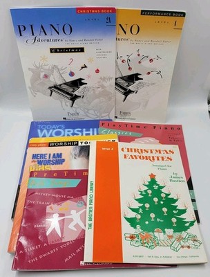 Piano Book LOT Adventures Performance Christmas Worship Playtime Kid's Classics