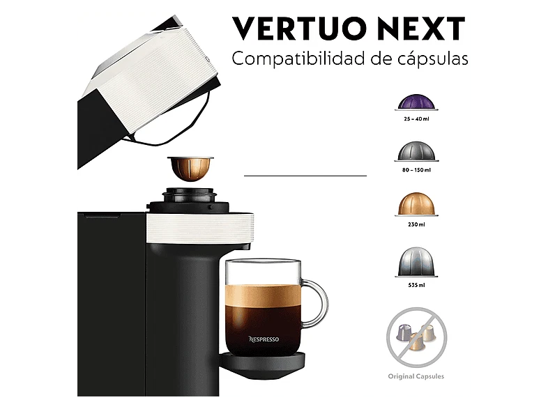 De'Longhi Nespresso Vertuo Next ENV120.W, foto 4 de 5