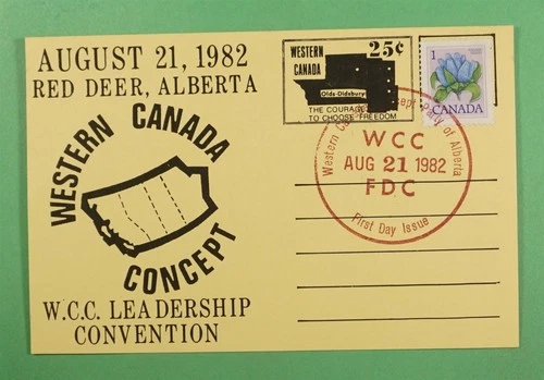 DR WHO 1982 CANADA WESTERN CANADA OLDS DIDSBURY LOCAL POST? FDC R40377
