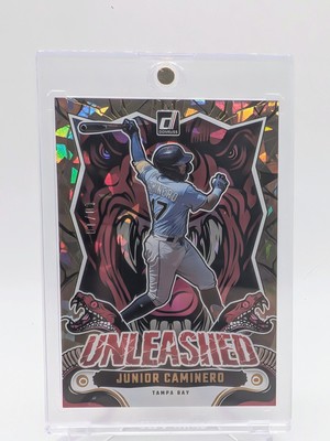 2024 Donruss Junior Caminero Unleashed Gold Ice #10/10 RC