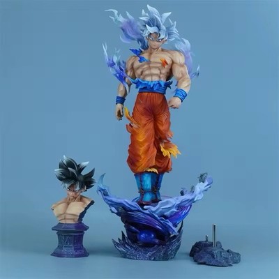 Dragon Ball Son Goku Ultra Instinct Figur 42 cm - Super Saiyajin Anime Geschenk