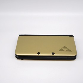 Nintendo 3DS XL  Gold Portable Video Game Console  + extras (USA Seller)