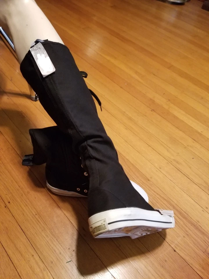 Tenis Tenis Tenis Demonia Deviant-301 17 Ojos 14 Pulgadas Alto Top Mandriles 8M 10W  Foto 3 de 4