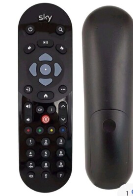 Telecomando Vocale Bluetooth Per Sky Q Platinum, Black E Mini Con Tasto Newvoice