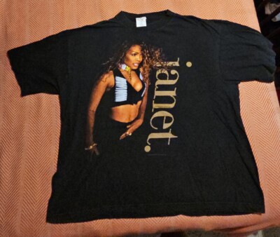 Vintage 90s Janet Jackson 1993-1994 World Tour Concert T-Shirt 