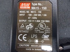 BRAND NEW MA15-150, MEANWELL, 15-WATT DESKTOP 15VDC
