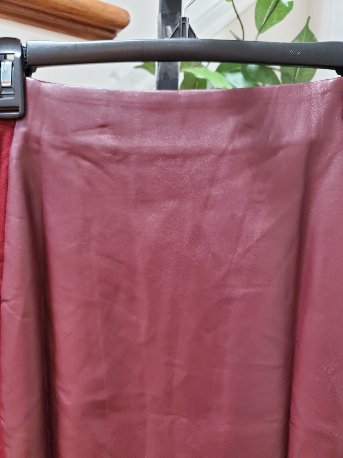 Hommage Women's Solid Red Polyester Pull On A-Lin… - image 2