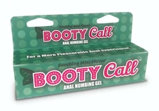 BootyCall Numbing Gel 1.5oz Mint Personal Lube Lubricant