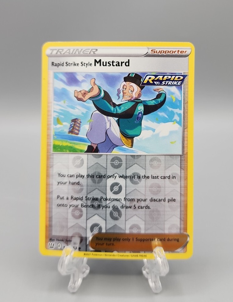 Pokémon TCG Rapid Strike Style Mustard Sword & Shield - Battle Styles 132/163 