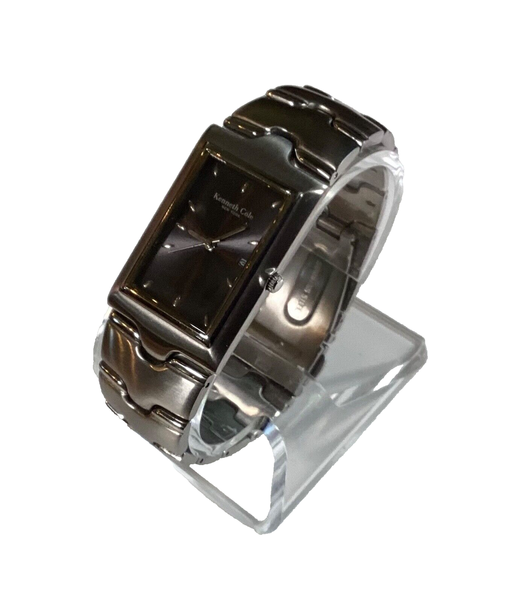 Men's KENNETH COLE New York All Steel Rectangular 26mm Watch