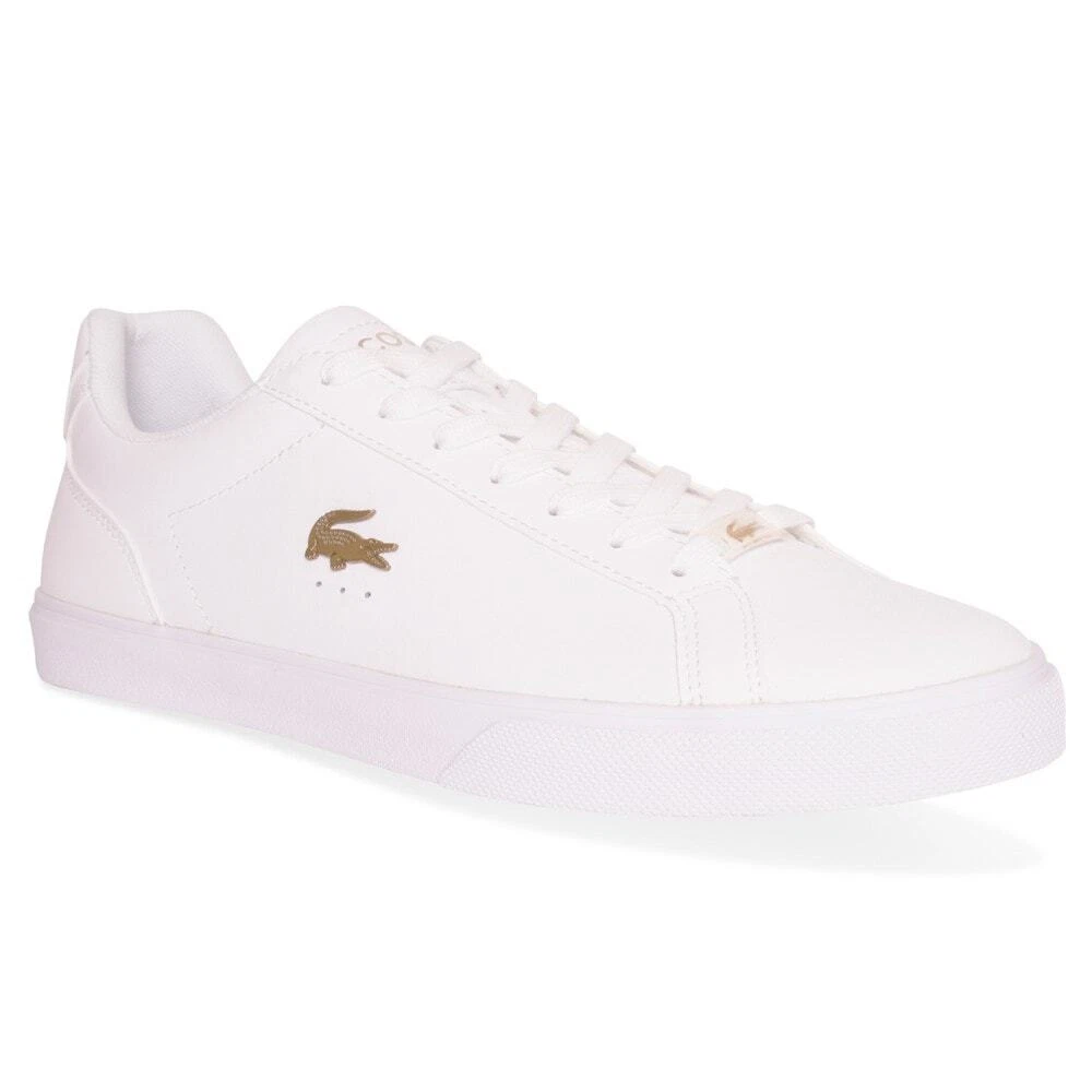 lacoste white lerond trainers