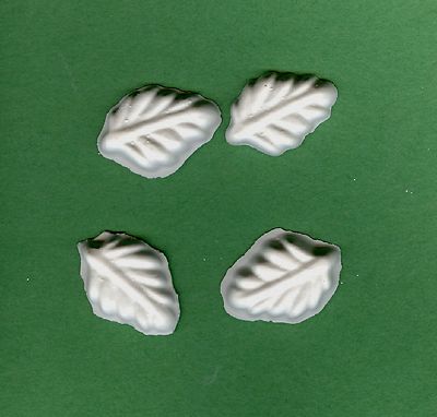 American beach leaves plaster of Paris painting project. Set of 18!