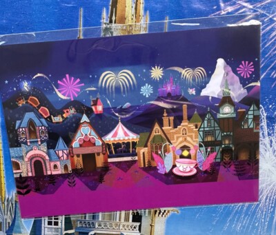 2025 Disney Parks Meet Me At Fantasyland Carousel Ann Shen 5x7'' Postcard