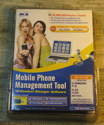 Mobile Phone Management Tool Handset Manager Software Windows 2000 XP Home & Pro