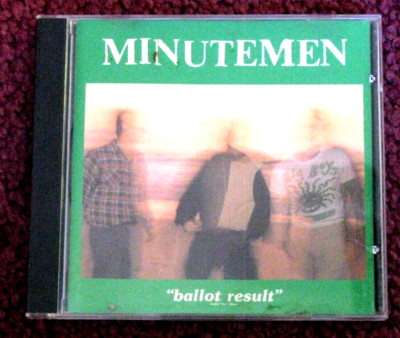 MINUTEMEN~~BALLOT RESULT CD American Punk FREE SHIPPING SST