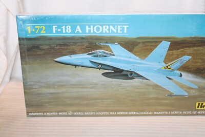 1/72 Scale Heller, F-18A Hornet Jet Airplane Model Kit #80338 BN Sealed Box
