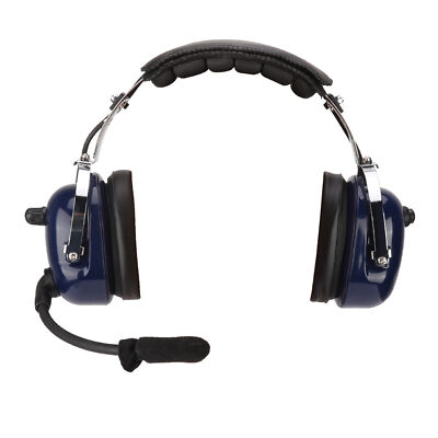 Allgemeine Luftfahrt Headset Dual Plug Pilot Kopfhörer 3.5mm Rauschunterdr TOS