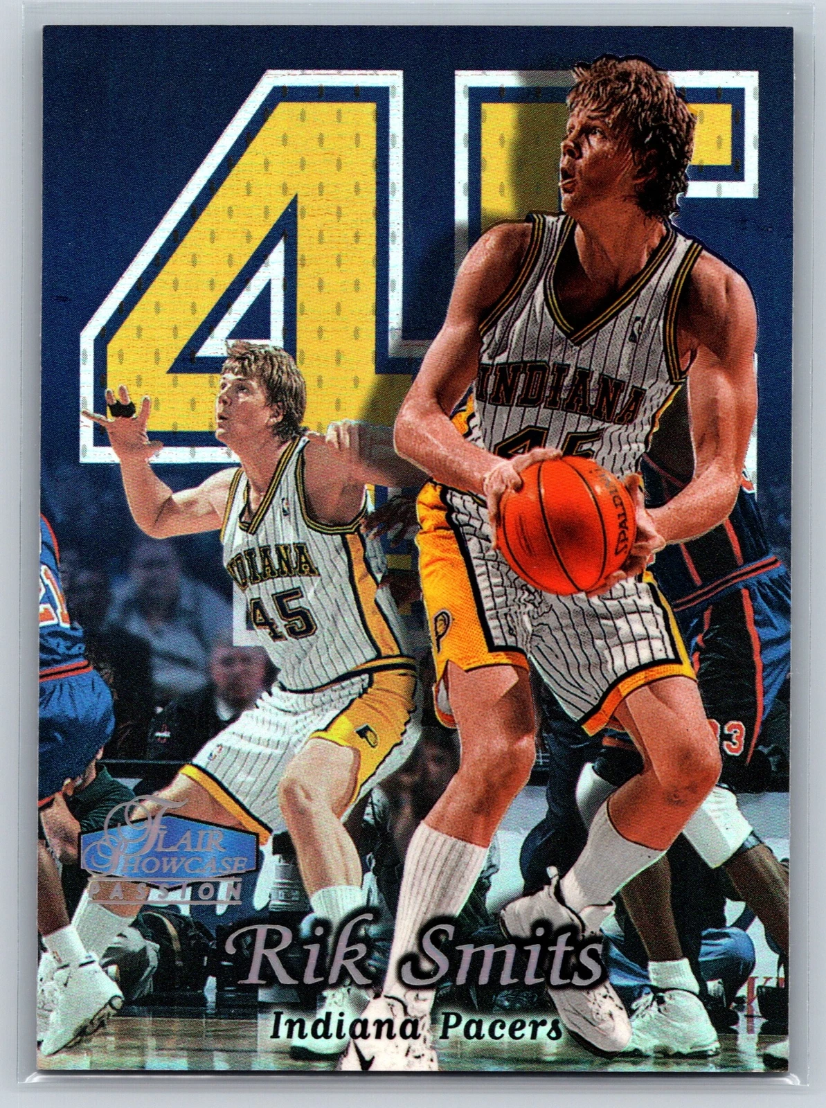 1998-99 Flair Showcase #89 Rik Smits Flair Showcase Row 2 Indiana Pacers