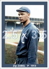 Zip Zabel - 1913 Chicago Cubs - choose a style - colorized print