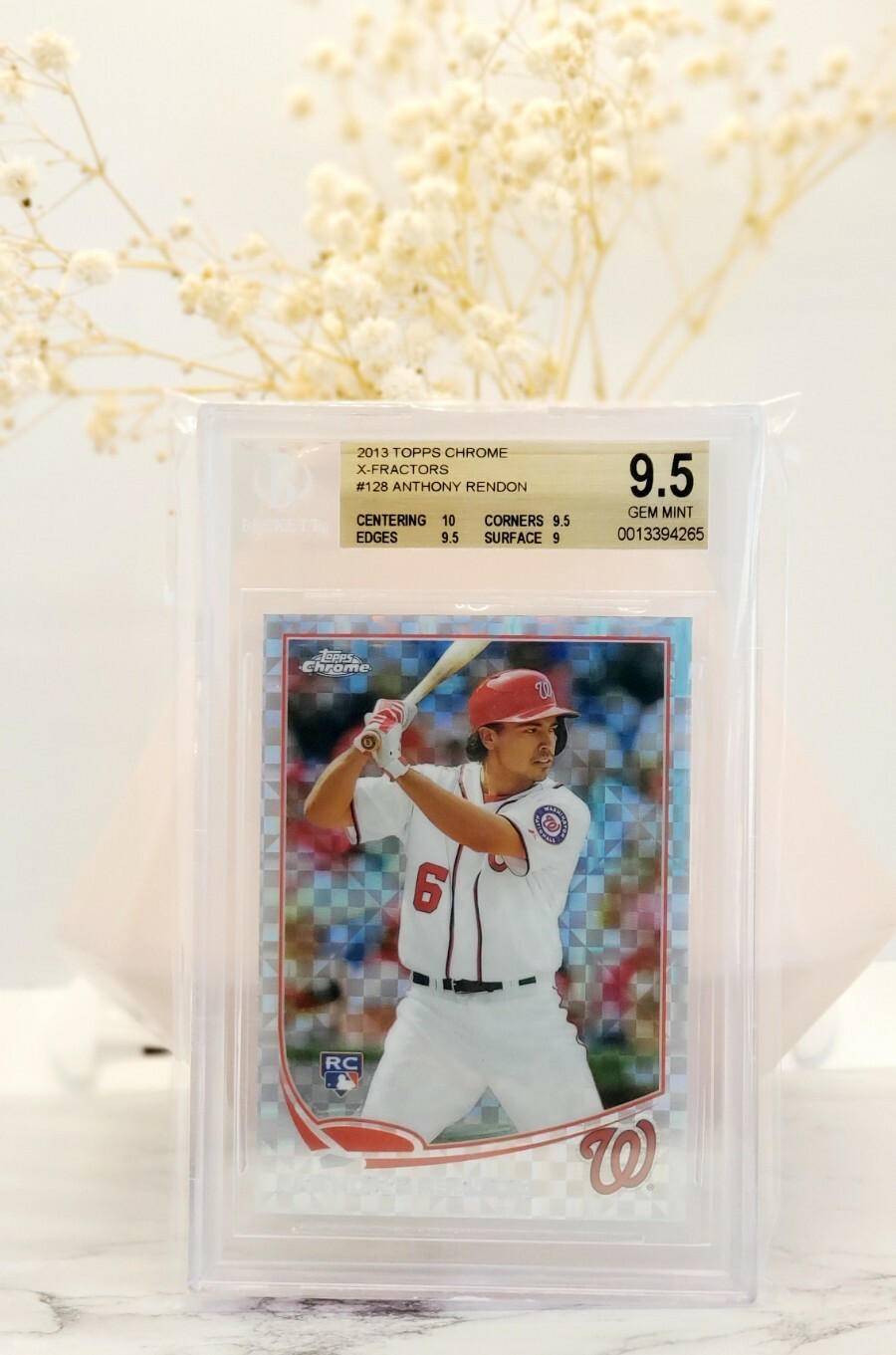 2013 Topps Chrome Anthony Rendon RC SP Xfractor Refractor BGS 9.5 Gem Mint!