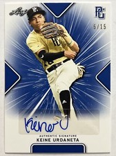 2021 LEAF PERFECT GAME KEINE URDANETA AUTO 5/15