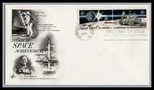 US FDC # 1434-1435 8c Space Achievement ArtCraft    1971, 9s022