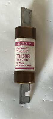 1ct (1) Shawmut TR150R Class RK5 Tri-Onic 150A 250V Dual Element Time Delay Fuse