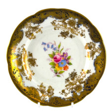 Paragon Tea or Side Plate Hand Painted Floral Gold Vintage 1930s