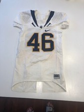 Game Worn Used Nike Cal Golden Bears Football Jersey #46 Size 42