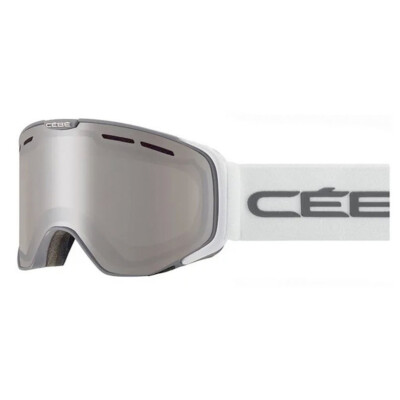 CEBE Erwachsenen Skibrille VERSUS Matt Grey/White Amber Flash Mirror