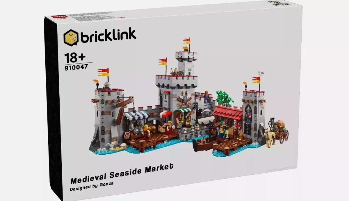 Lego Bricklink Series 4 Medieval Seaside Market 910047 Castle news