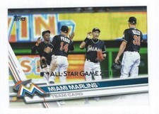 2017 Topps All-Star Game fanfest exclusive silver-stamped Marlins - you pick 